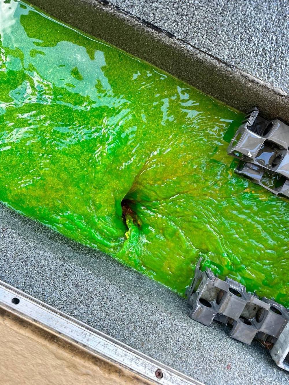 Leak detection equipment in use on a Sydney property