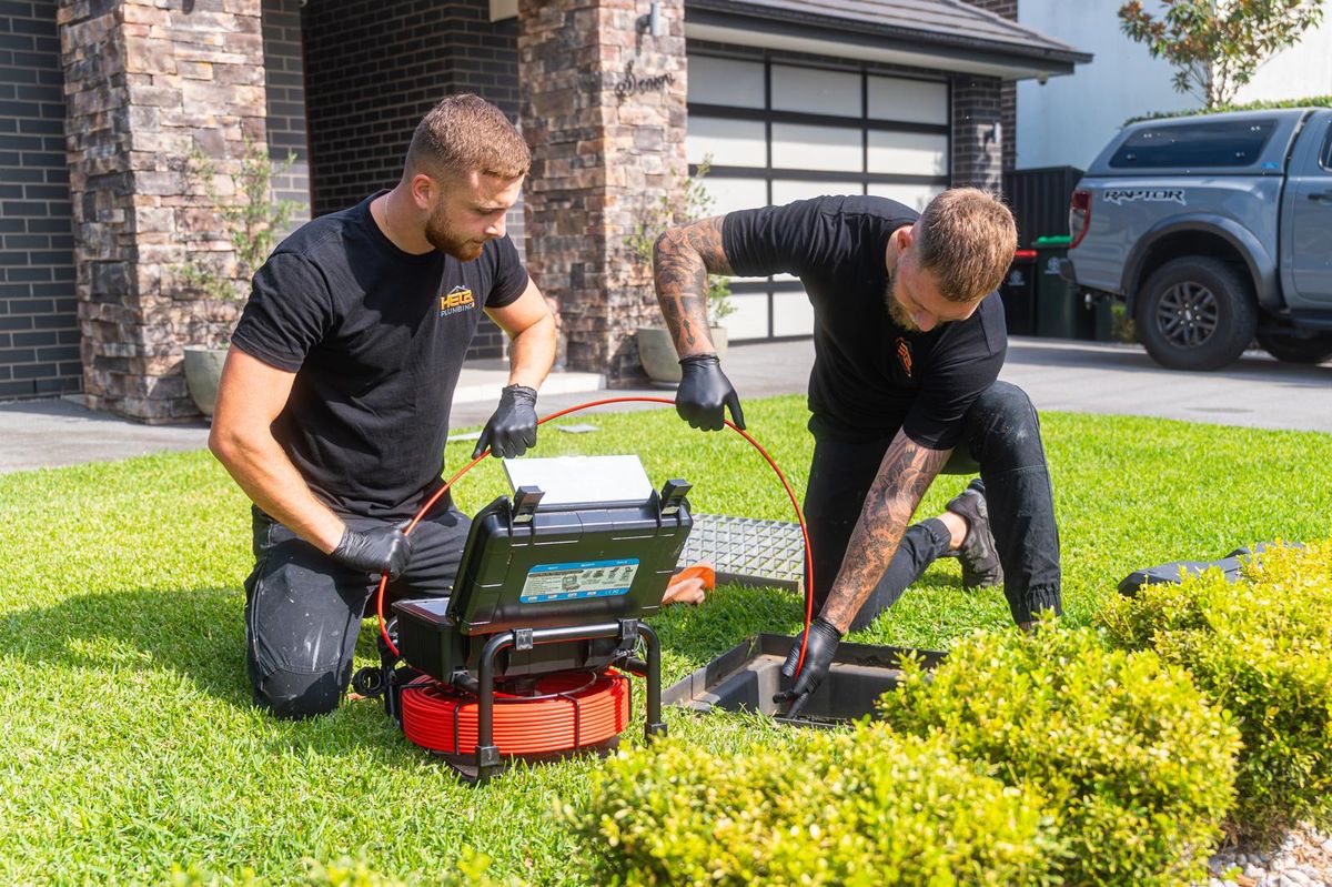 The Help Plumbing team on a job in Sydney