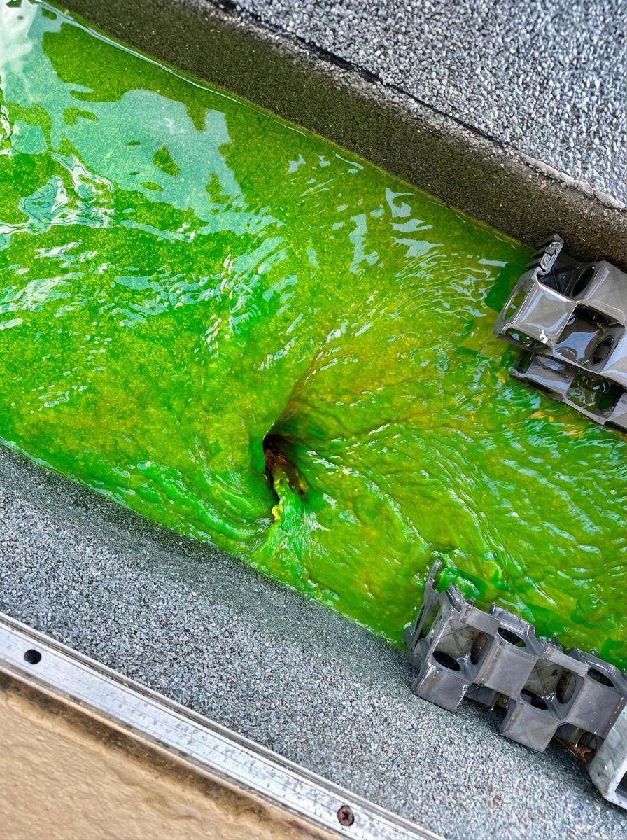 Leak detection equipment in use on a Sydney property